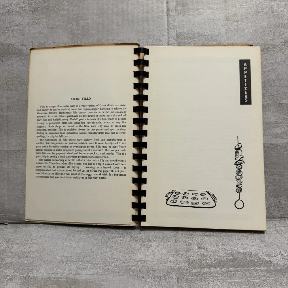 Treasury of Greek Cooking 1969 Cookbook Recipes Daughters‎ Penelope Syracuse NY